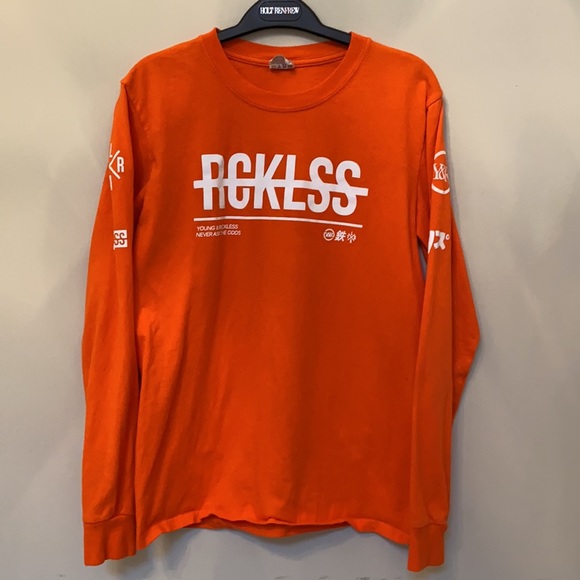 RCKLSS Strikethrough Tee - Picture 1 of 6